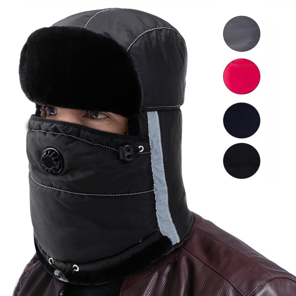 Windproof Trapper Hat Balaclava Hood Ski Mask